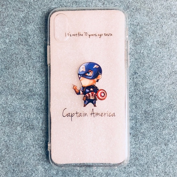 Other - Captain America iPhone X Phone Case